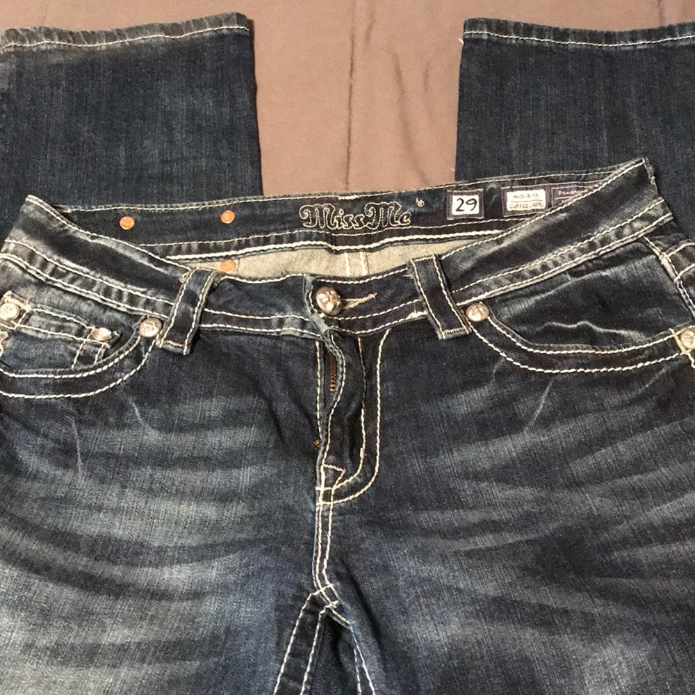 Miss me mid rise capris